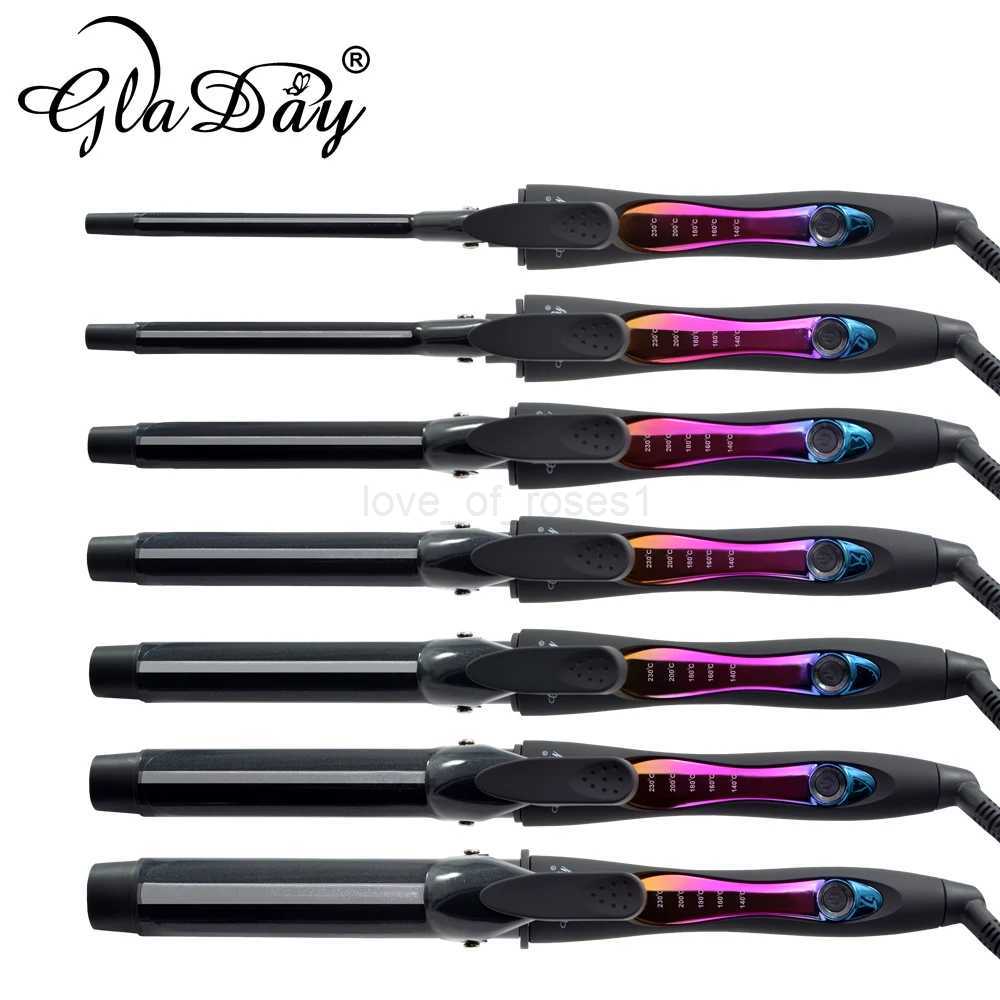 New Arrival Professional Ceramic Hair Curler LED Curling Iron 32 MM Curling Wand Roller Fashion Styling ToolsM240709