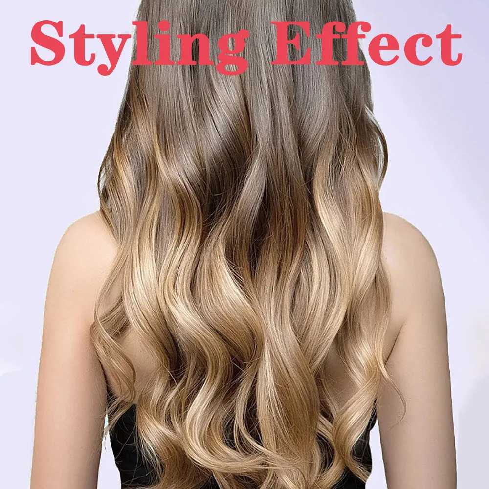 40MM Curling Iron with Tourmaline Ceramic Coating Hair Curler Wand Anti-scalding Insulated Tip Salon Curly Waver Maker GiftsM240709