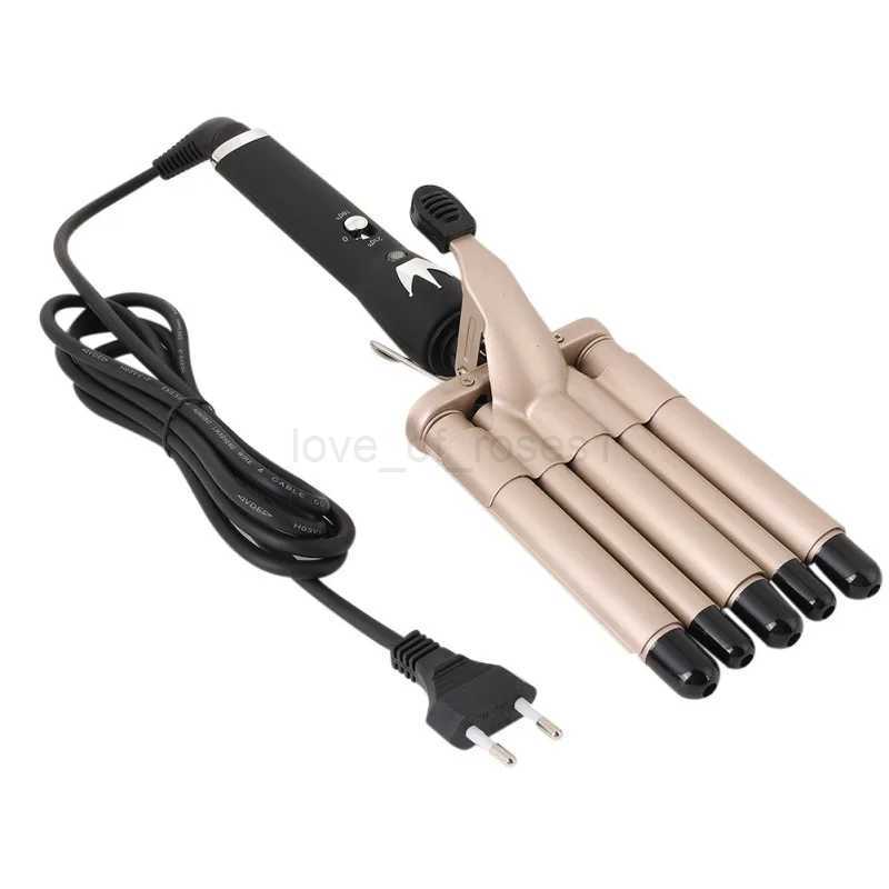 Professional Ceramic 5 Barrel Curling Iron Styler Hair Waver Styling 17mm Wand Hair Curler Heating Curlers Crimper ToolsM240709
