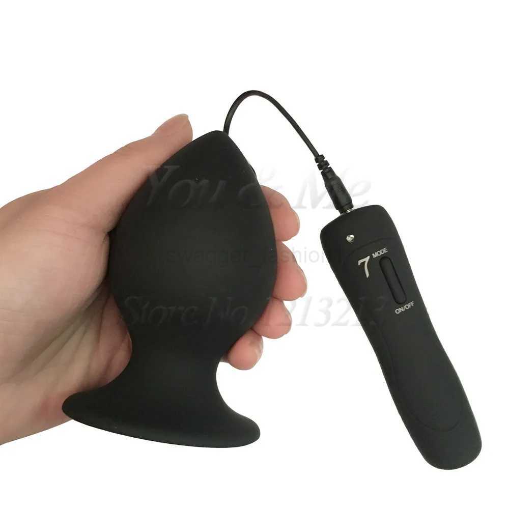 Large Anal Vibrator Sexe Toys Women Men Silicone Super Big Butt Plug Huge Anal Plug Unisex Anus Expansion Erotic Toys Sexe ProductB240708B240708