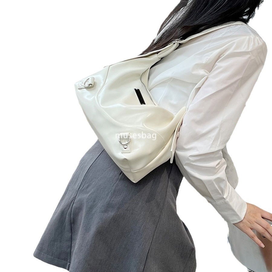 Niche Design Bag Tote Bag Versatile Fashion Commuting Large Capacity Bag Advanced Soft Leather One Shoulder Crossbody Bag for Women