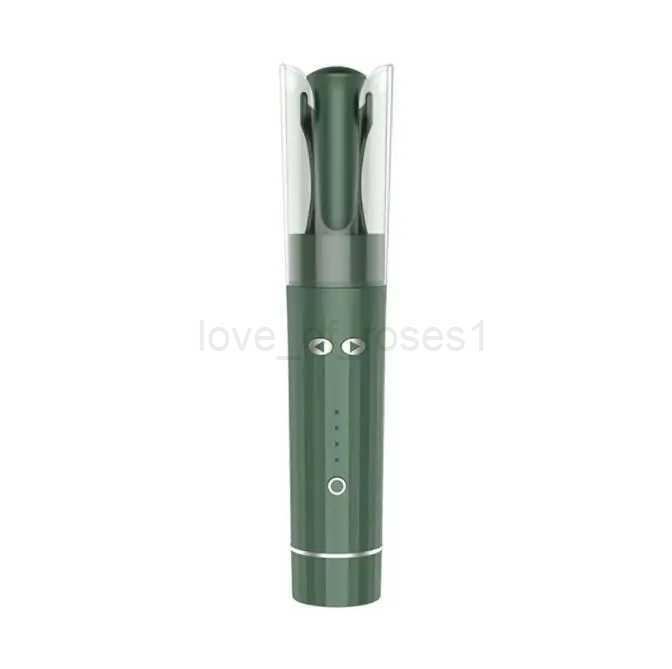 wireless portable electric hair rotating curler Iron Home Portable USB Charging Curler Rotating Hairdresser Lazy Styling ToolM240709