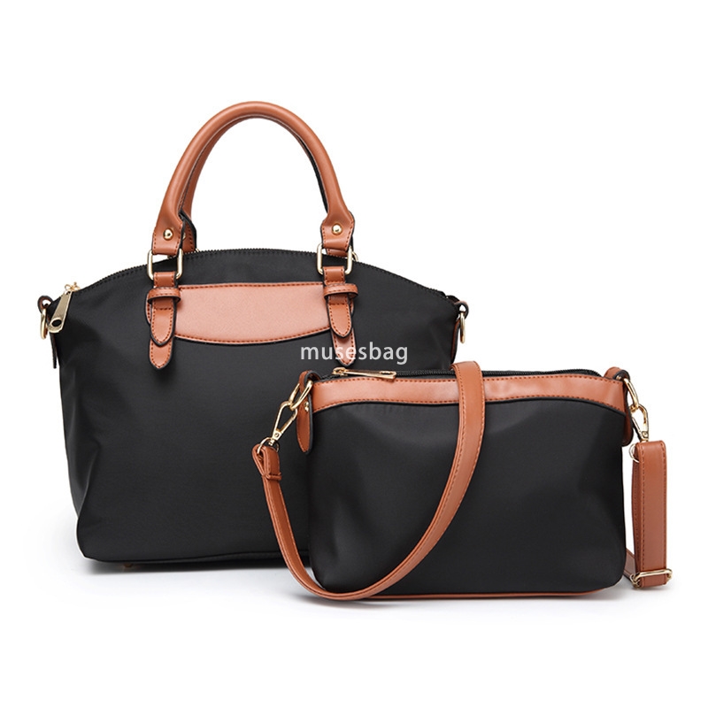 Summer New Oxford Cloth Mother Bag Handbag Korean Edition Easy to Wear Large Capacity Dumpling Bag Women's One Shoulder Cross Shoulder Bag
