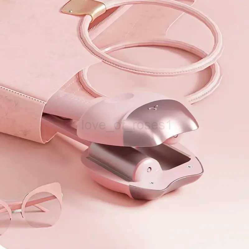 32mm Hair Curler Ceramic Curling Iron Big Wave Deep Wavy Splint Rolls Electric Fast Automatic Hair Plate Styling ToolsZ240709