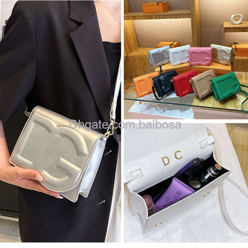 Small Shoulder Bags Womens Designer Purse DC Crossbody Messager Bags Wallet Texture Fashionable Versatile Rose Powder Orange Handbag