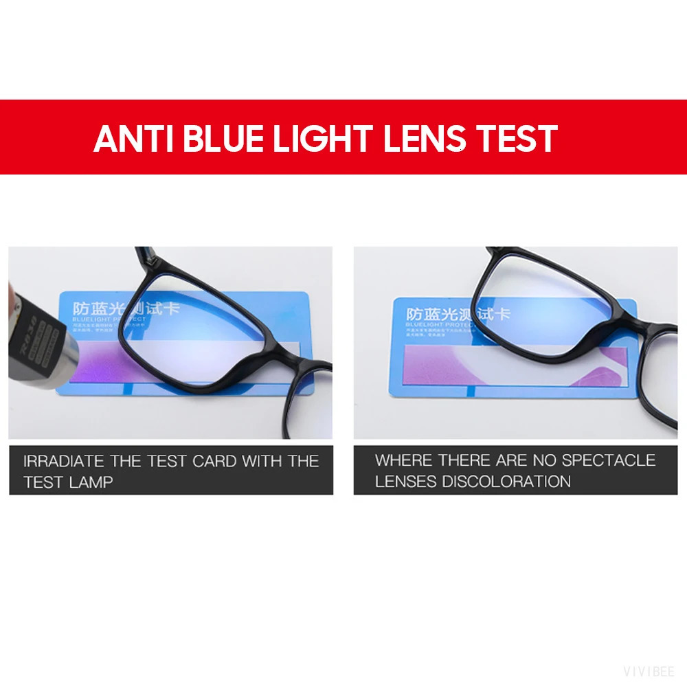 2024 Trending Blue Light Blocking Mens Glasses Gaming TR90 Matte Black Anti Ray Eyeglasses Women Transparent Fashion Eyewear 240708