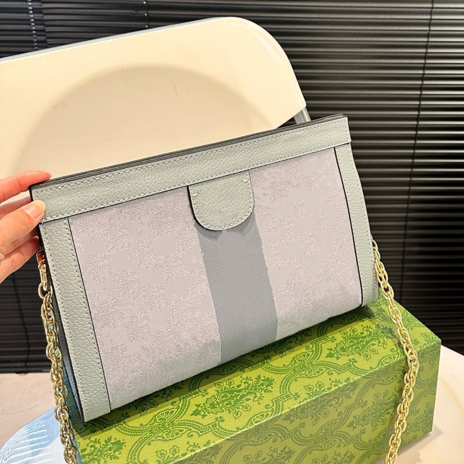 9A designer bags Genuine Leather clutch handbags shoulder bags woc High quality caviar Envelope bags crossbody bag men wallet women luxury bag Cl
