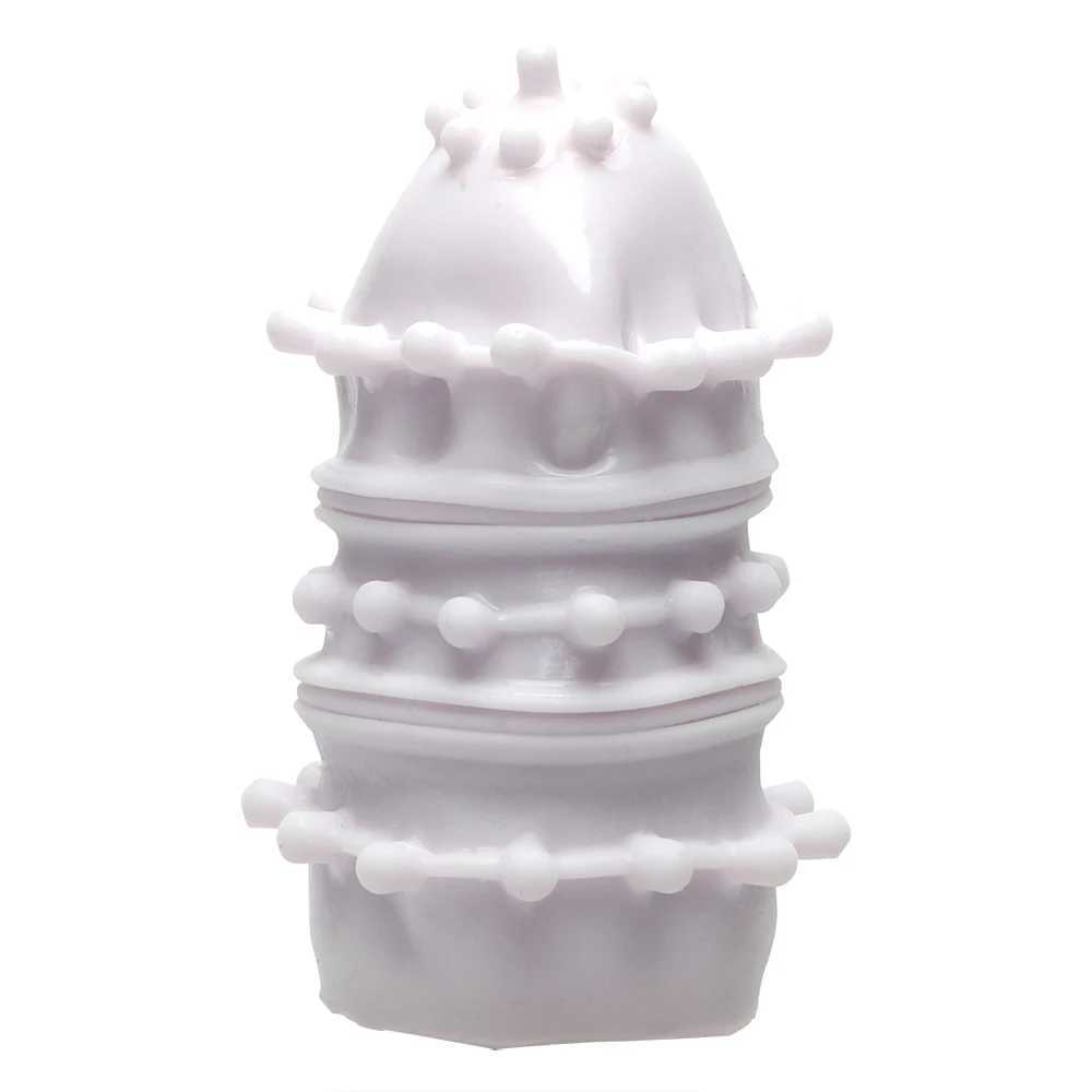 Pocket Male Masturbator Spikes Condoms Penis Pump Glans Sucking Artificial Vaginal for Men Cock Enlarger Exerciser Sex Toys 18XJ250319
