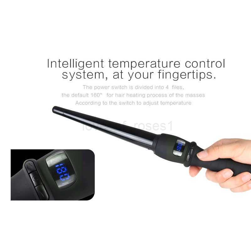 TOHUAN Electric Hair Curler Ceramic Curling Iron Professional Curl Hair Wave Adjustable Temperature Roller Curling MachineM240709