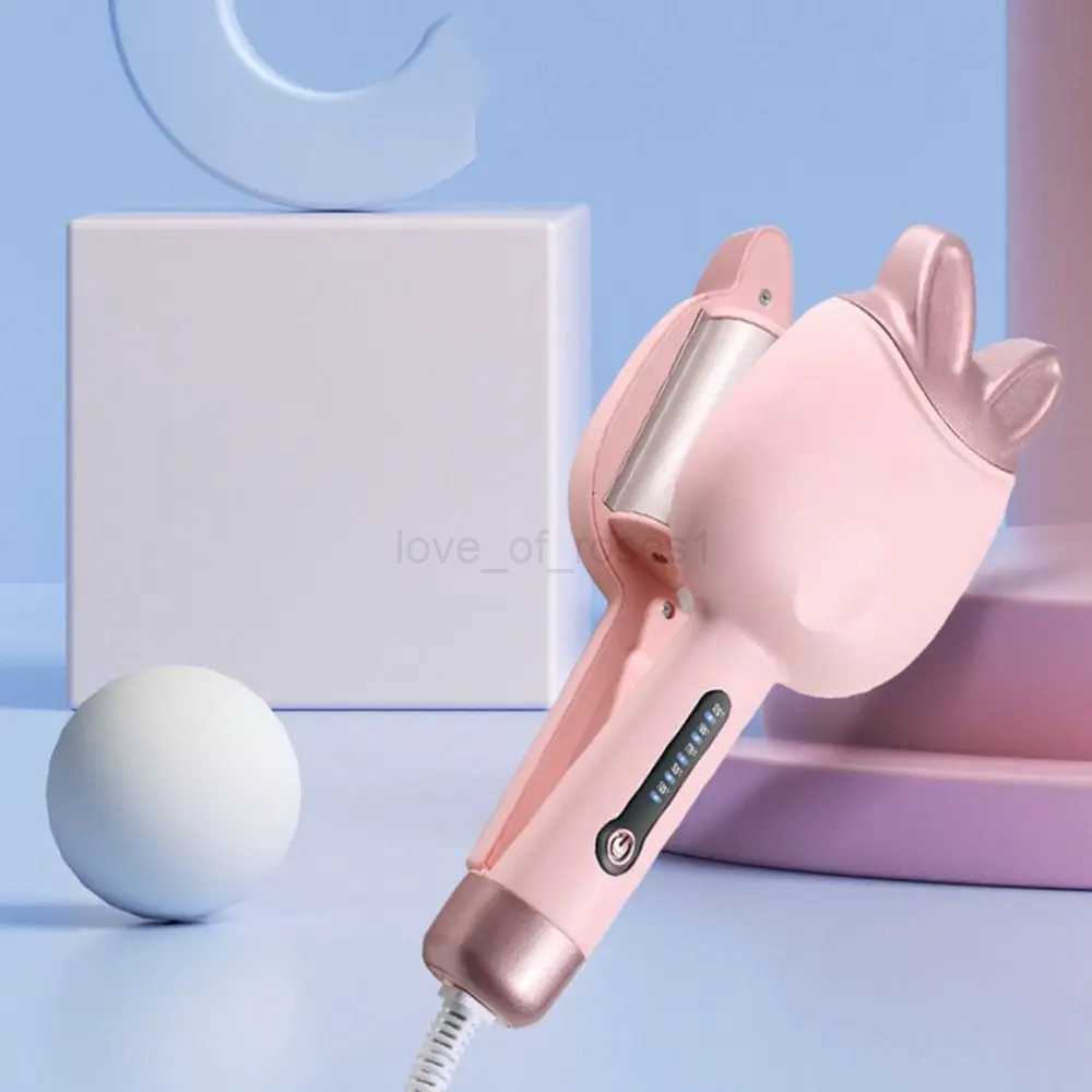 Hair Splint Electric Curling Iron Rabbit Ears Straight Curly Hair Dual Use Hair Style Design Tool Bouffant Hair Fluffy BangsM240709