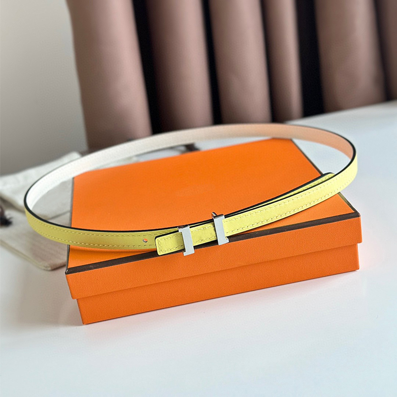 Belts For Women Designer Belt Woman Thin belt real leather width 13mm Hot sale New belts big brand letter buckle belt high quality woman belt with orange box