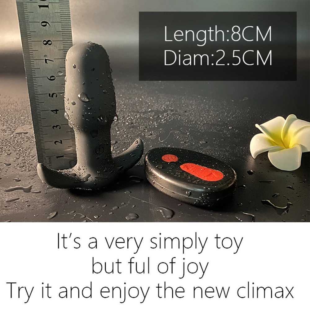 Anal Vibrator Sexe Toy For Men Vibrating Butt Plugs Prostate Stimulator Vibrating Massager Wireless Remote Dildo Sexe Toys for GayB240708