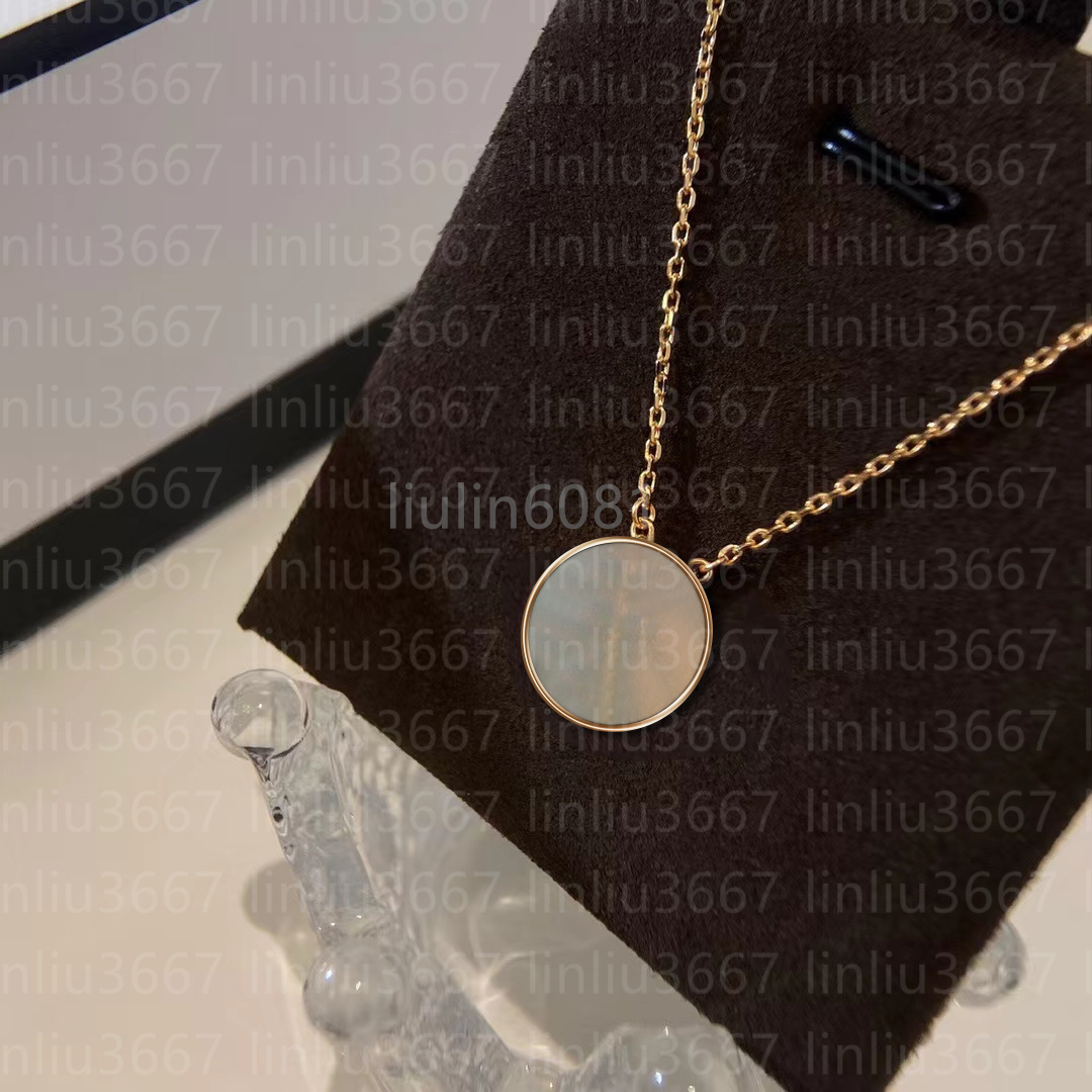 Medium sliver necklace with diamonds v-gold 18K Valentine's Day for gift designer necklace for woman Classic Necklaces Designer Chain