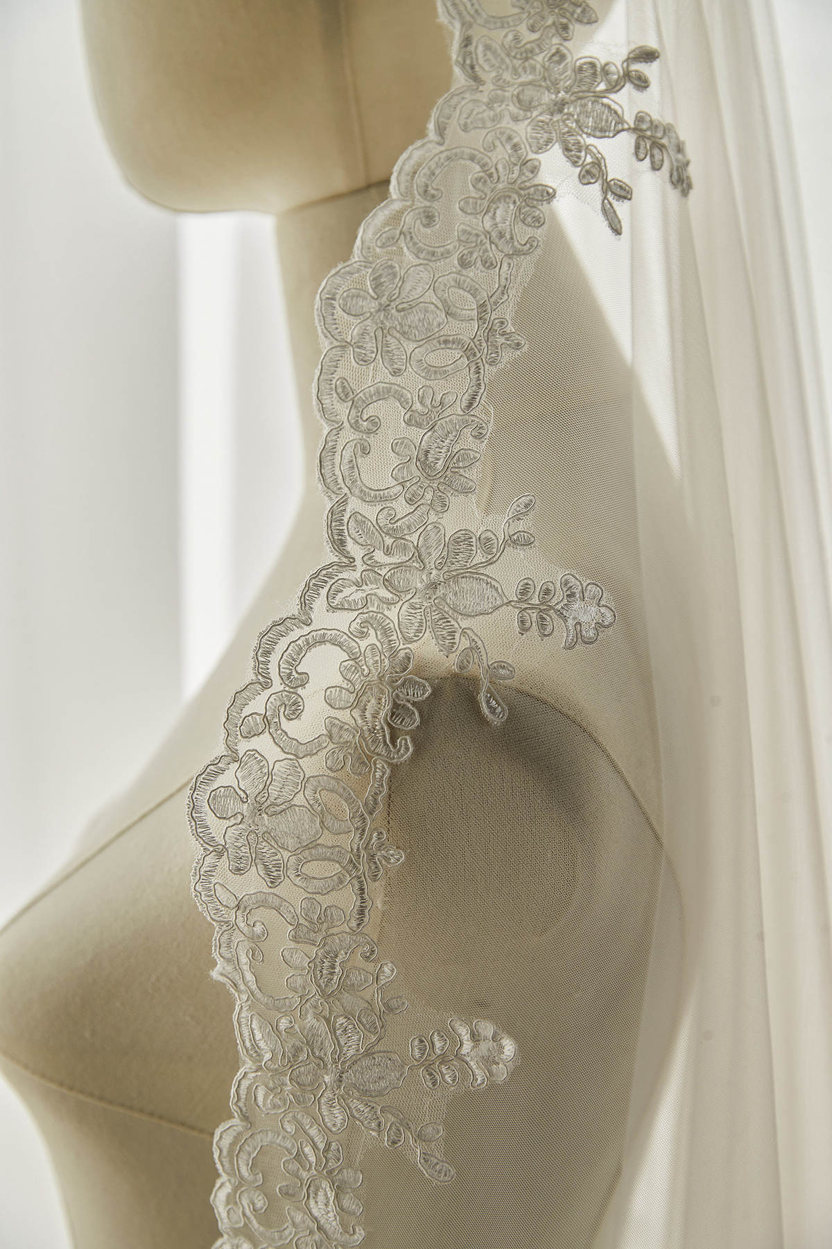 Lace Wedding Veil Accessories Short Voile Mariage Simple Vail Bride Veils