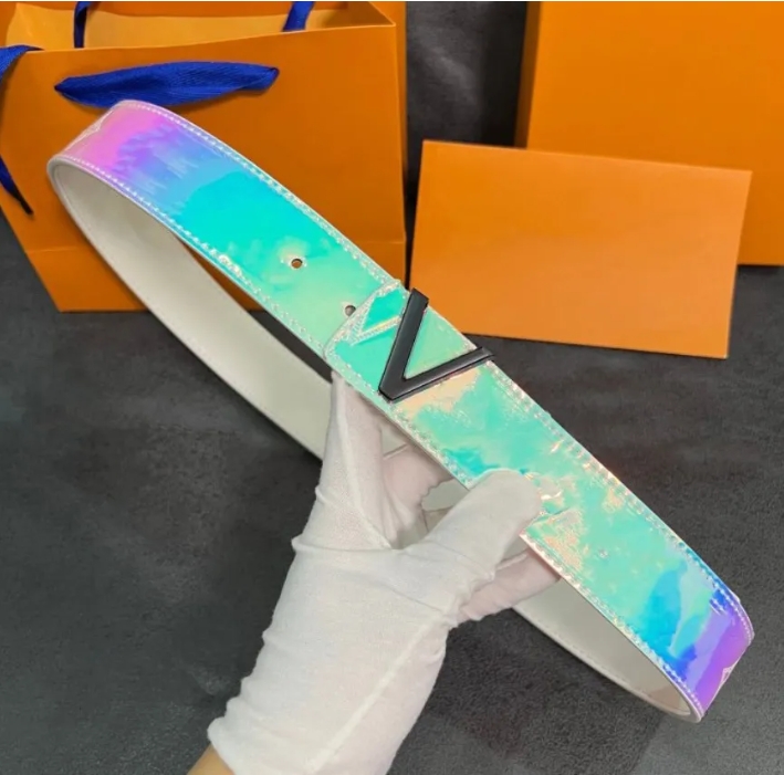 Designer Belt Luxury Belts for Women and men Fashion Laser pattern design style 3.8cm Various colours with buckle options