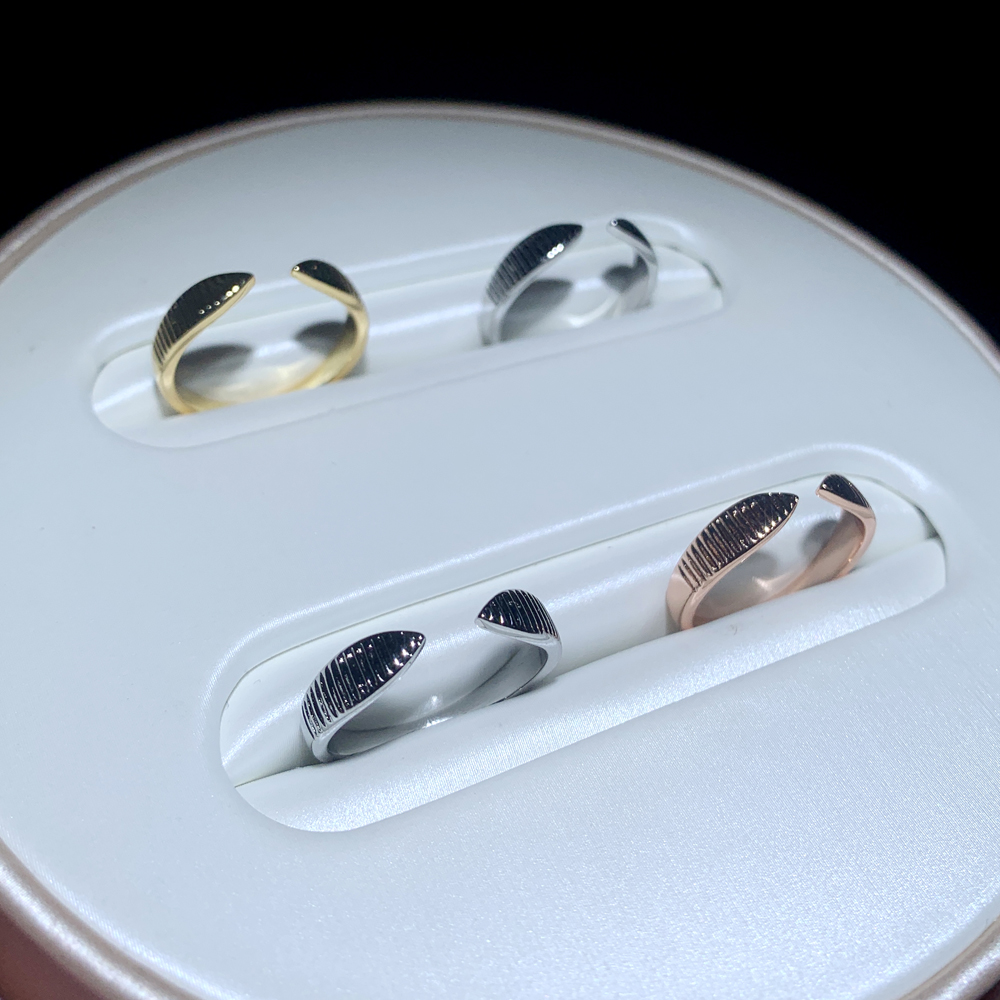 2025 High Quality Open Adjusted Rings 3 Colors Geometric Fashion Trendy Finger Jewelry for Women Girls Party