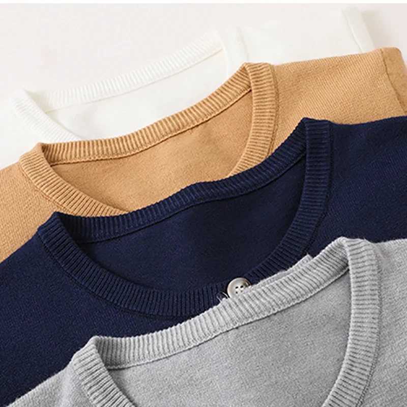 Women's Sweaters Womens bear embroidered thin cardigan sweater single sweating office solid top long sleeved knitted sweater womens spring 2024 J