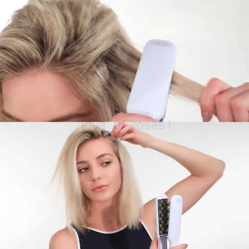Professional Volumizing Ceramic Hair Iron For Thicker Hair Or Larger Lasting Hair Volume Fluffy Hair Straightener Crimping ToolM240709