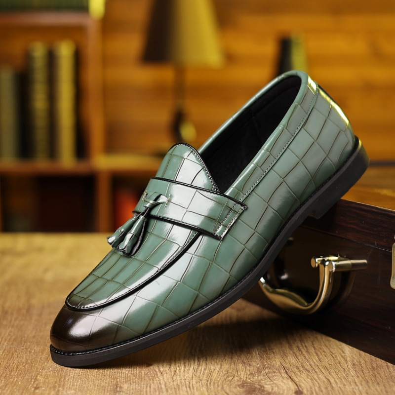 Oversized with lazy leather casual business dress shoes free of shipping
