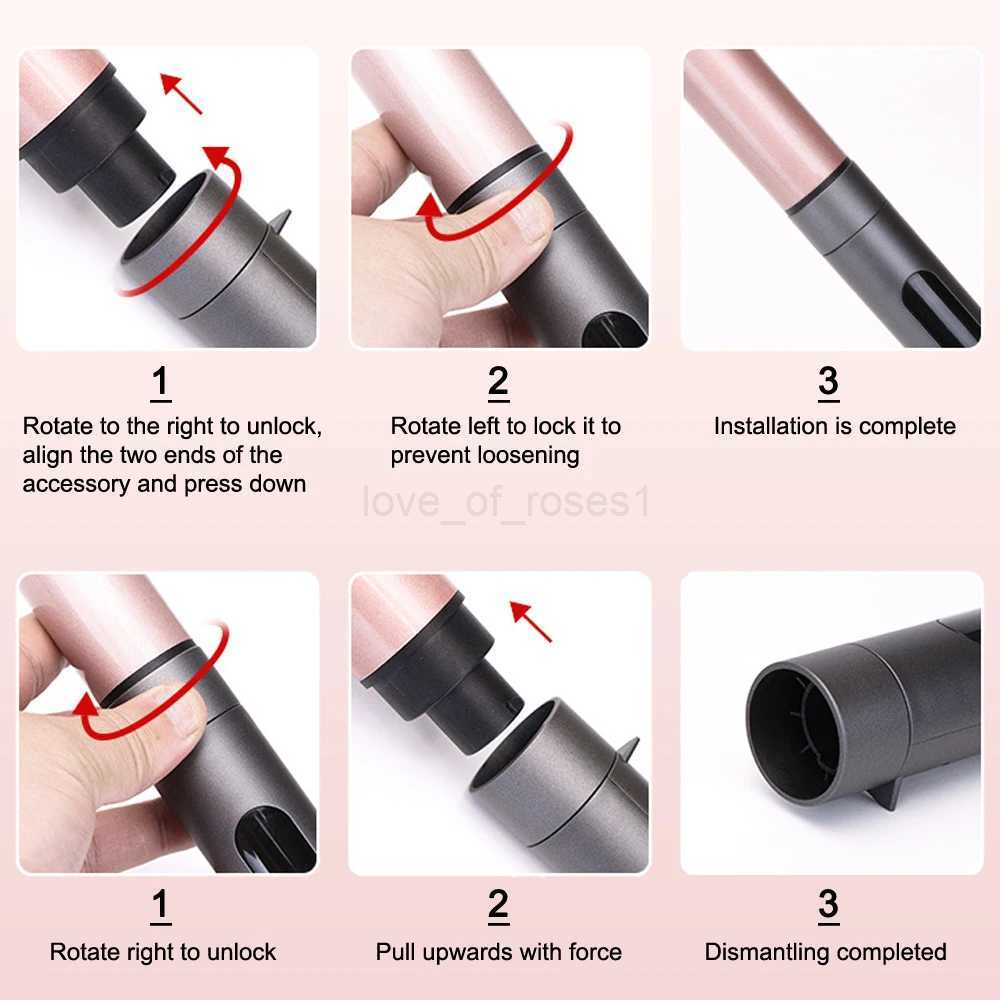 Professional Hair Curling Iron Wand 6 In 1 Fast Heating Hair Curler Salon Hair Styling Tools Dual VoltageM240709