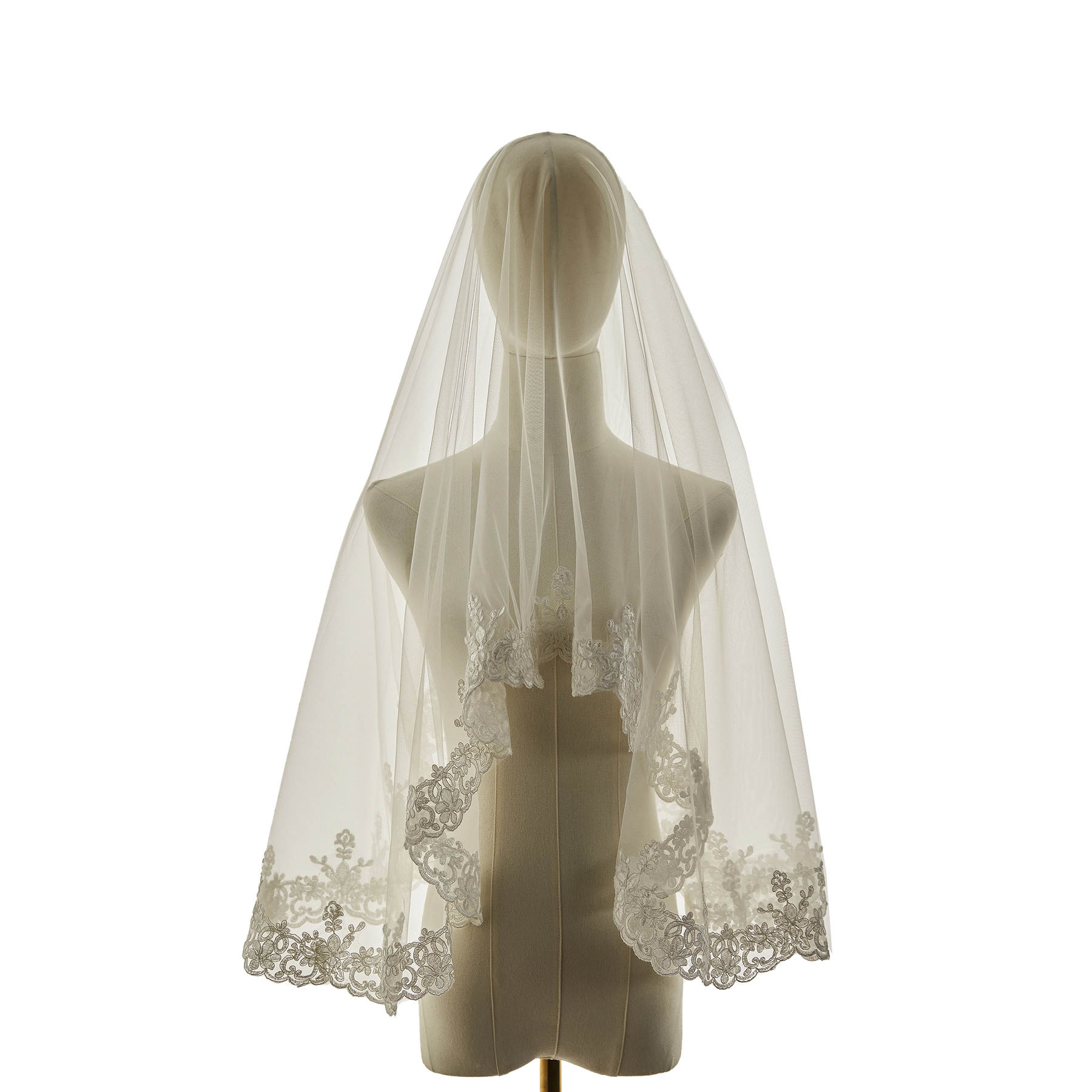 Lace Wedding Veil Accessories Short Voile Mariage Simple Vail Bride Veils