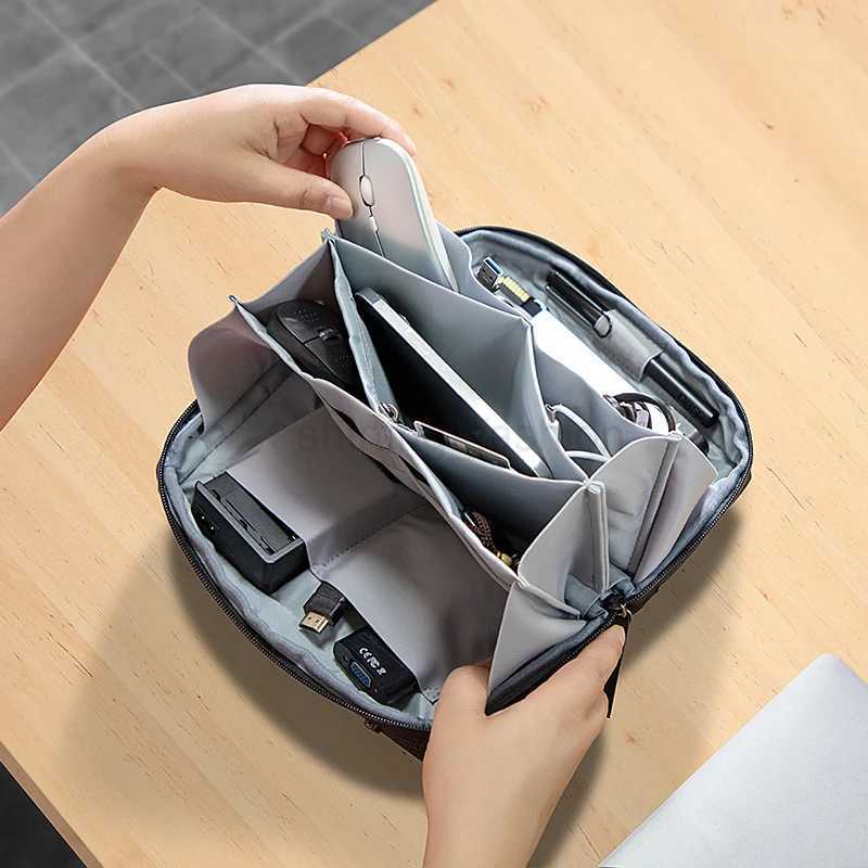 Large-capacity Electronics Organizer Travel Cable Bag Digital Storage Bag External Portable Splashproof Accessories WaterproofCL240708
