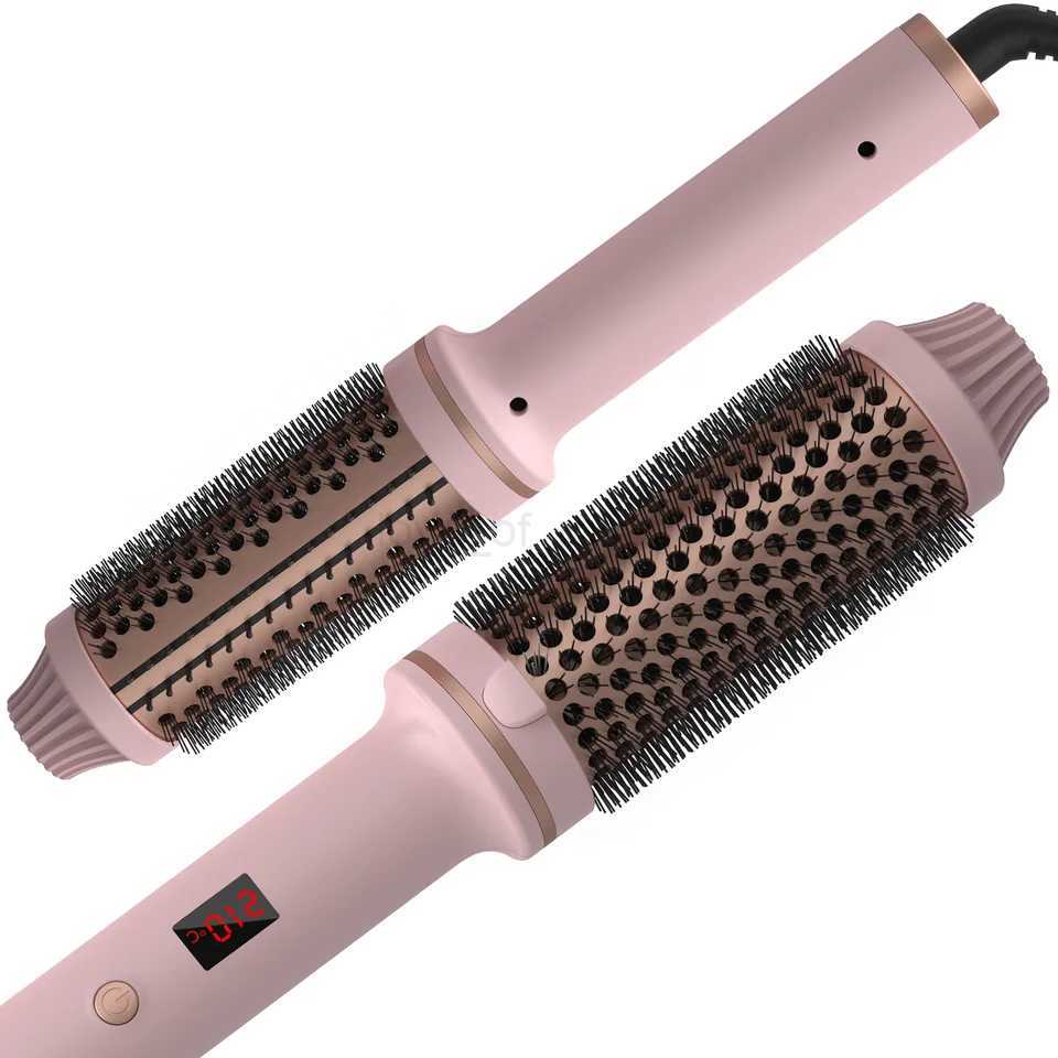 Hair Curling Ceramic Straightener Heating Electric Ionic Straighten Hair Styles Anti Static Ceramic Straightening Comb HeatedM240709