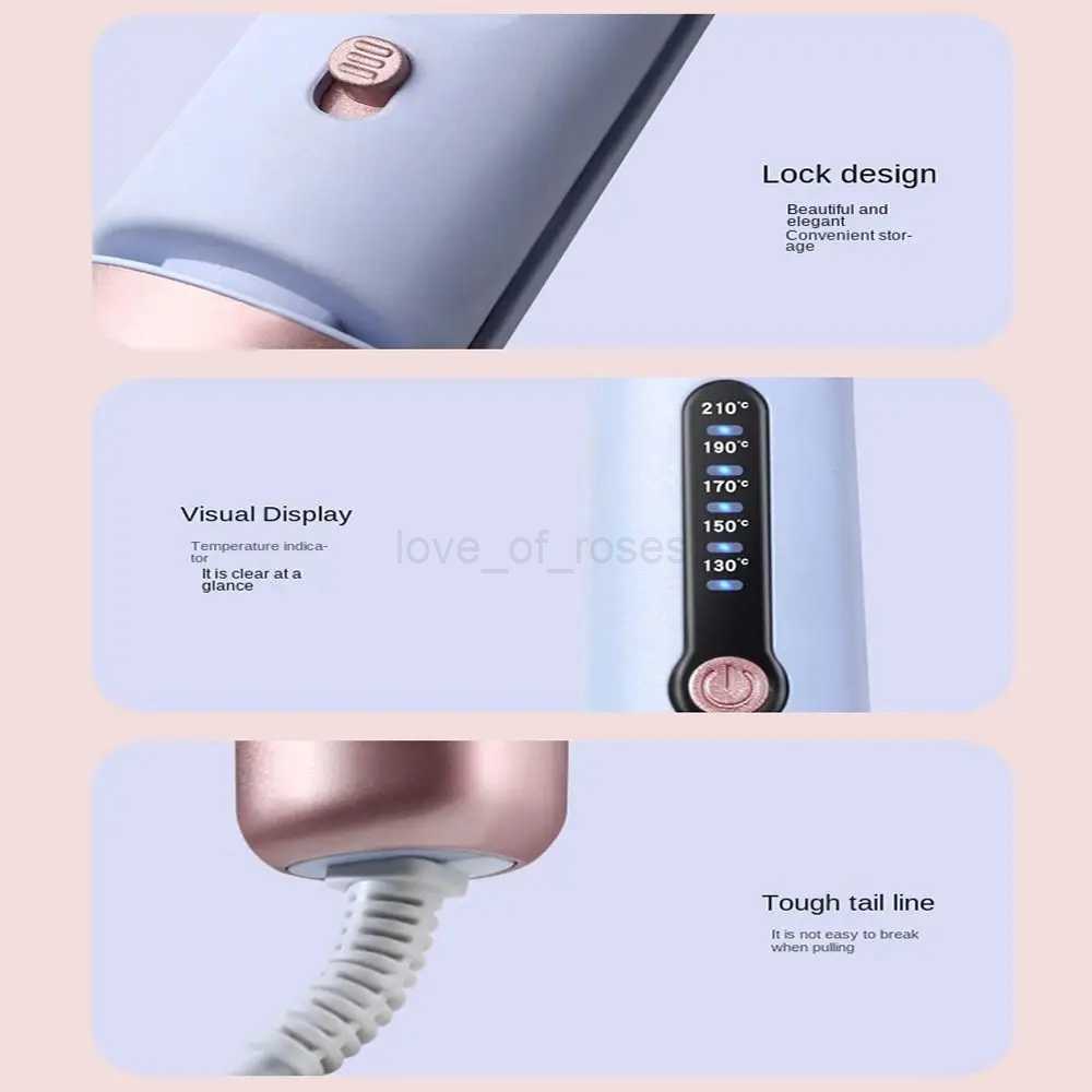 Rabbit Ears Electric Curling Iron No Hair Damage Straight Curly Hair Dual Use Hair Style Design Tool Bouffant Hair PermM240709