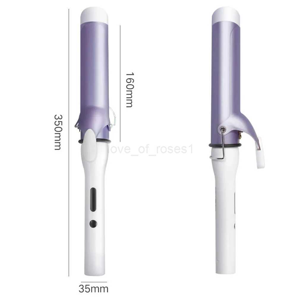 40MM Curling Iron with Tourmaline Ceramic Coating Hair Curler Wand Anti-scalding Insulated Tip Salon Curly Waver Maker GiftsM240709