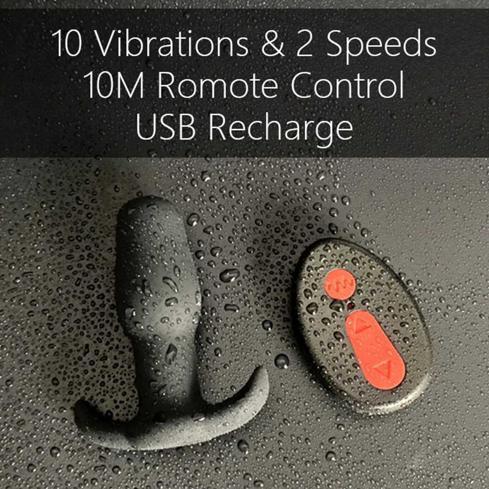 Anal Vibrator Sexe Toy For Men Vibrating Butt Plugs Prostate Stimulator Vibrating Massager Wireless Remote Dildo Sexe Toys for GayB240708