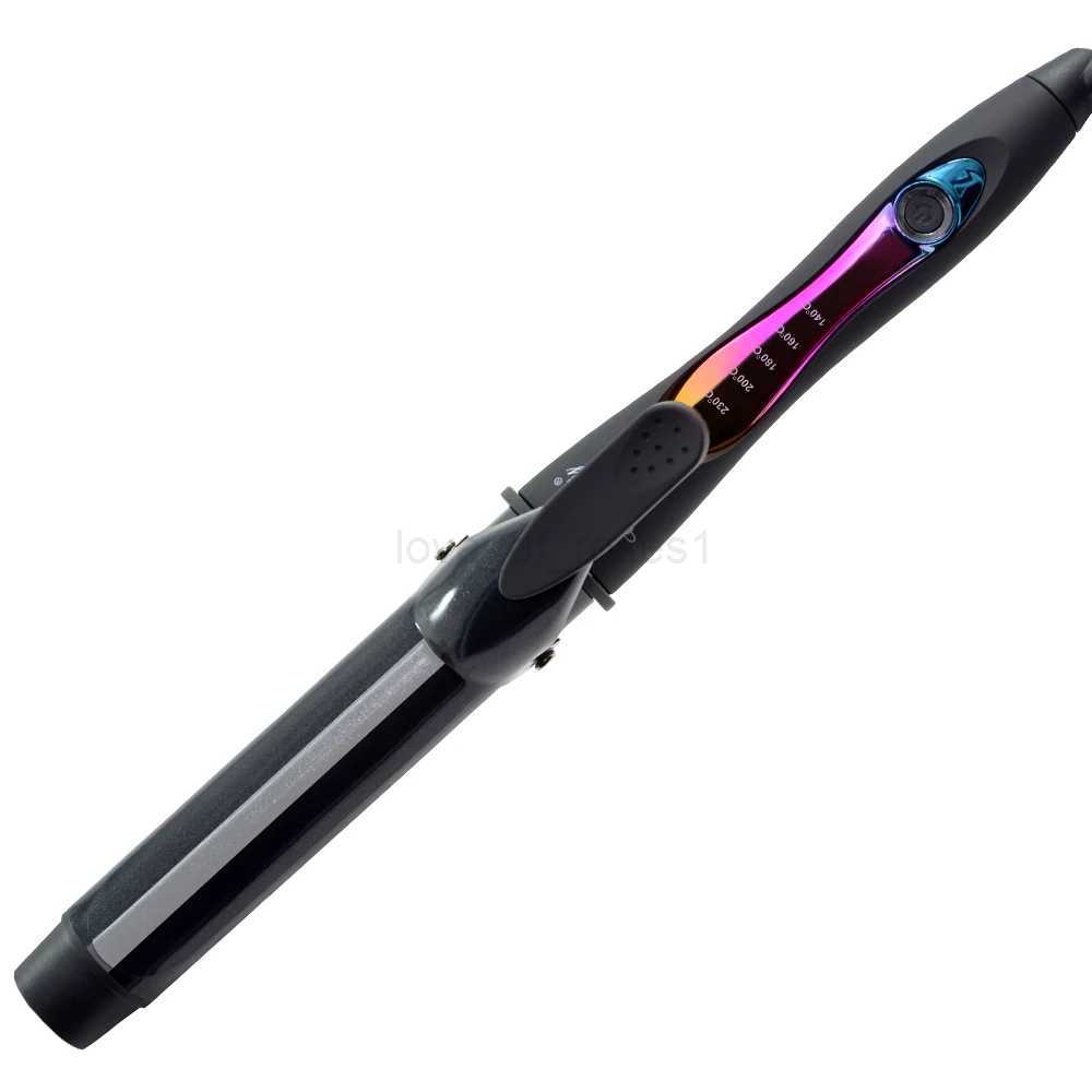 New Arrival Professional Ceramic Hair Curler LED Curling Iron 32 MM Curling Wand Roller Fashion Styling ToolsM240709