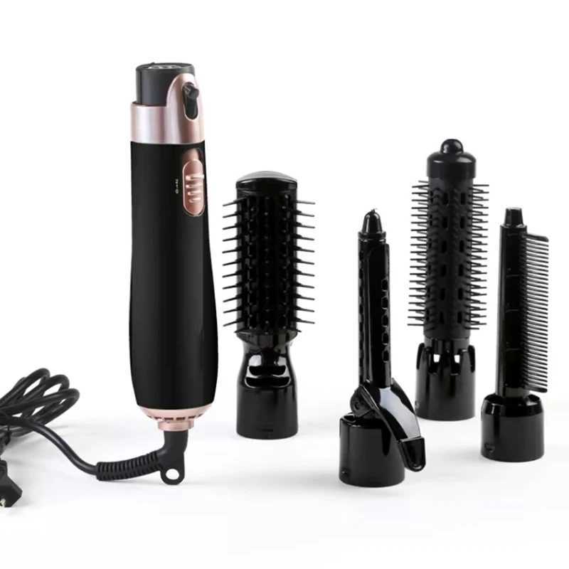 New Arrival 4-in-1 hair removal brush electric hot air comb multifunctional hair straightener hair straightener anion DIY styling Z241022