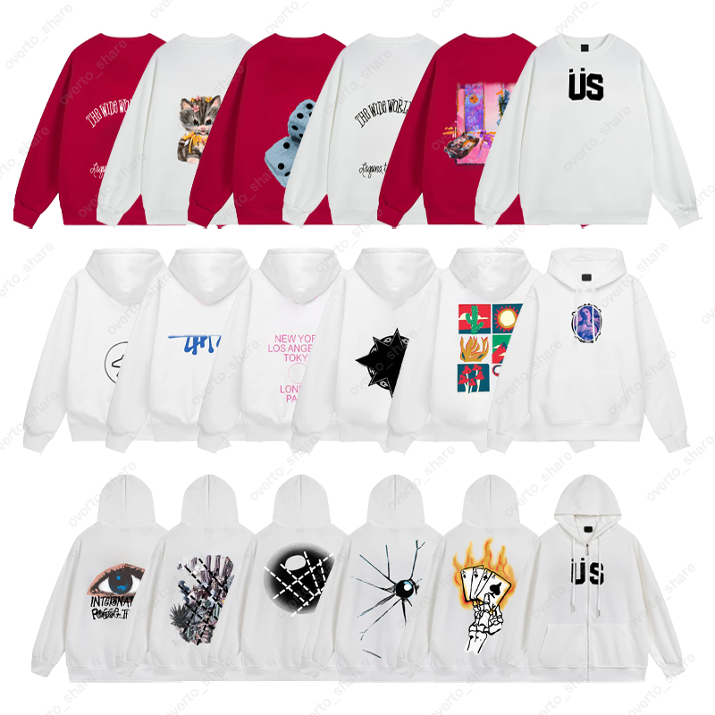 Mens Hoodies Sweatshirts designer Letter Brand Wild High Street Casual American Loose Couple Hooded Sweater Clothes Pollover