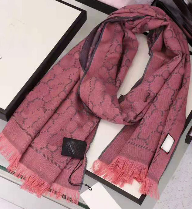 Designer Letter Scarf Women Thick Fashion Winter Women's Tassel Scarves Outdoor Winter Shawl Wrap Scarves