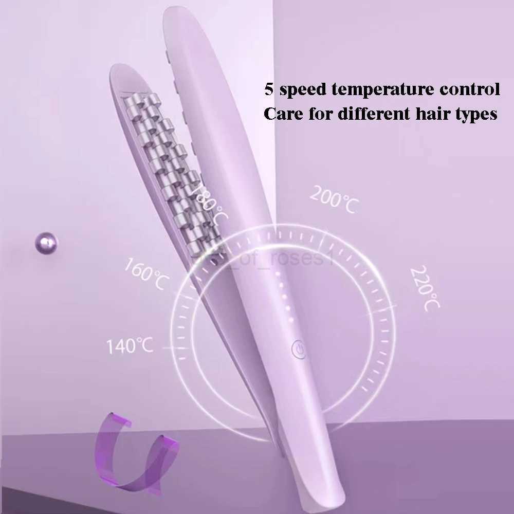Fluffy Curling Iron Corn Beard Perm Grid Splint Electric Hair Root Negative Ion Curler Hair Styling ToolsZ240709