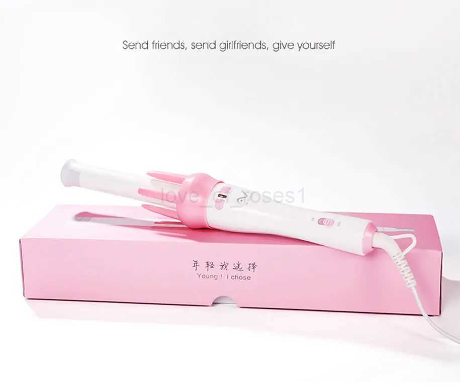 2way rotating curling iron Automatic Ceramic Hair Curler best hot tools curling iron magic hair ironhair curling wandM240709