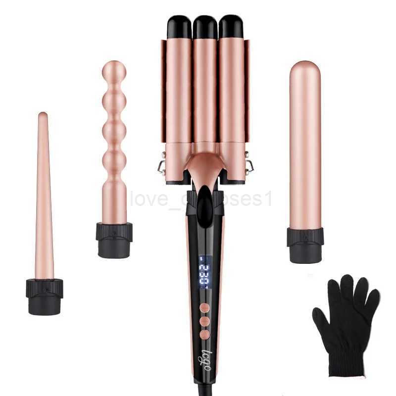 5-1 Multifunctional automatic hair curling iron with interchangeable head accessories and styling straightening combM240709
