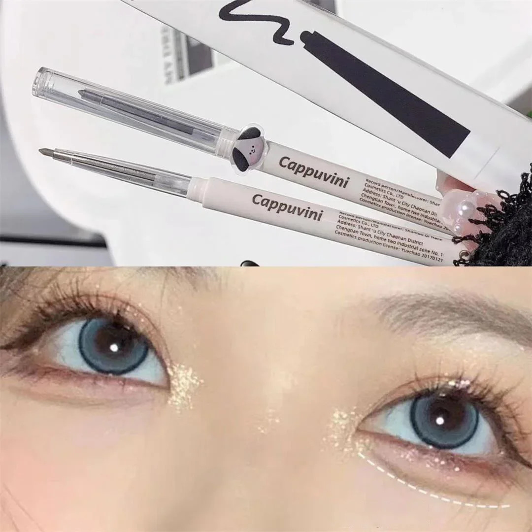 Matte Lying silkworm Eyeliner Gel Pen Waterproof Not Blooming Quick Drying Eye Liner Pencil Tea Brown Eye Shadow Pen Makeup b240709