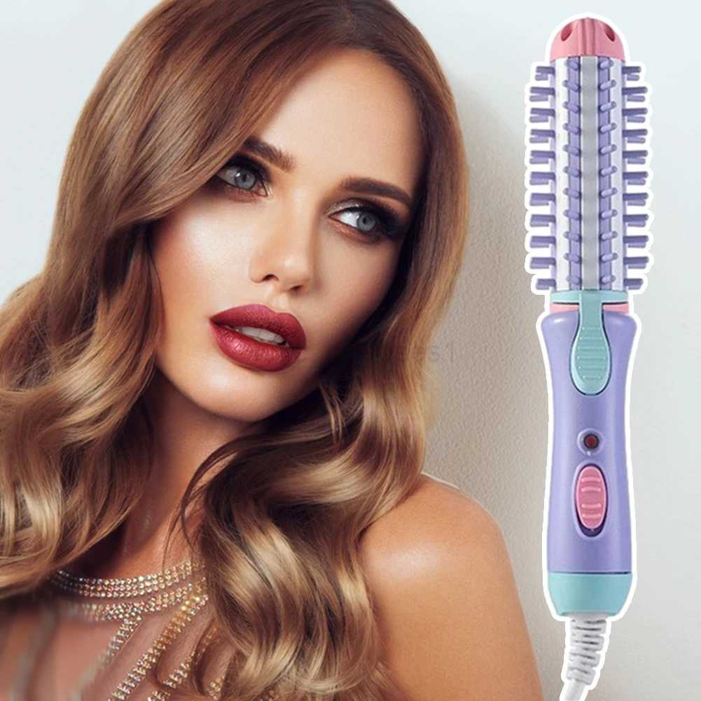 Ceramic Intelligent Adjustable Temperature Hair Straightener Wet Dry Anti-scalding Hair Curling Iron for Hair Styling 2 in 1M240709