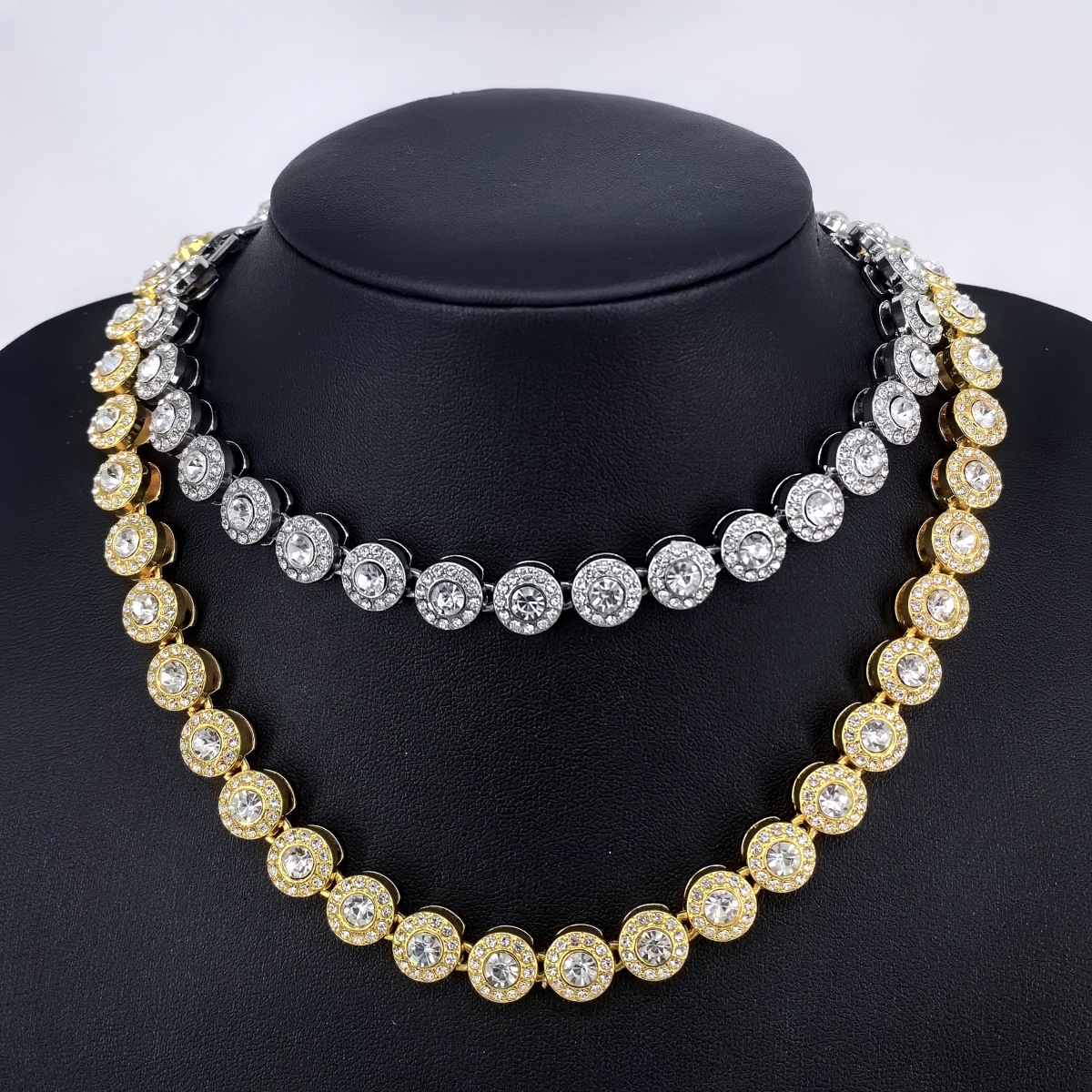 Luxury woman angelic moissanite bracelet modern fashion diamond designer jewellery plated silver necklace classical good quality zl212 H4