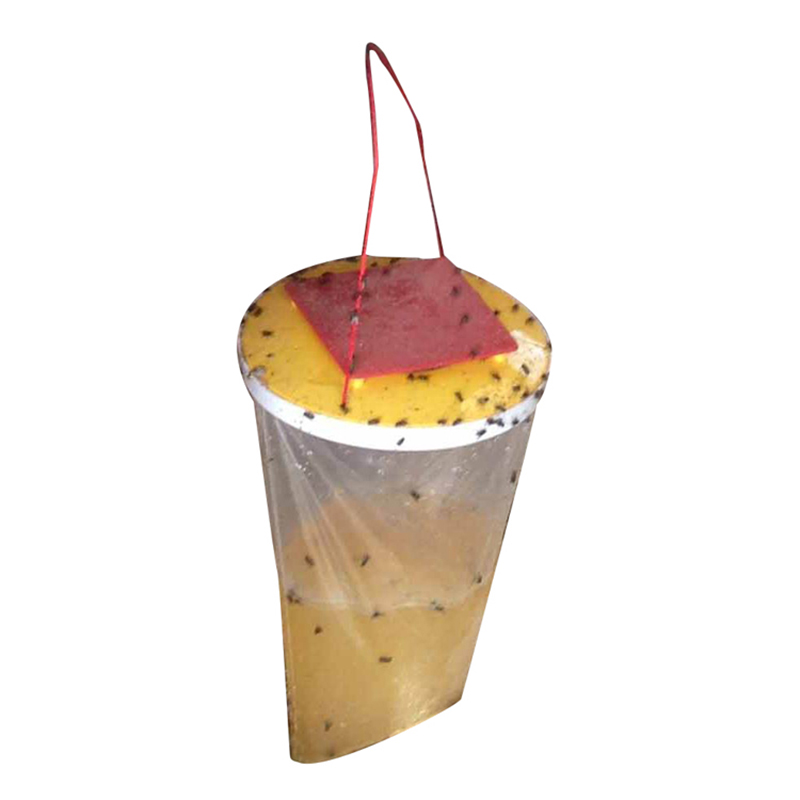 LNDF Garden Outdoor Farm Disposable Hanging Bait Fly Control Bags Flying Insect Catcher Trap Insect Control Flies Killer