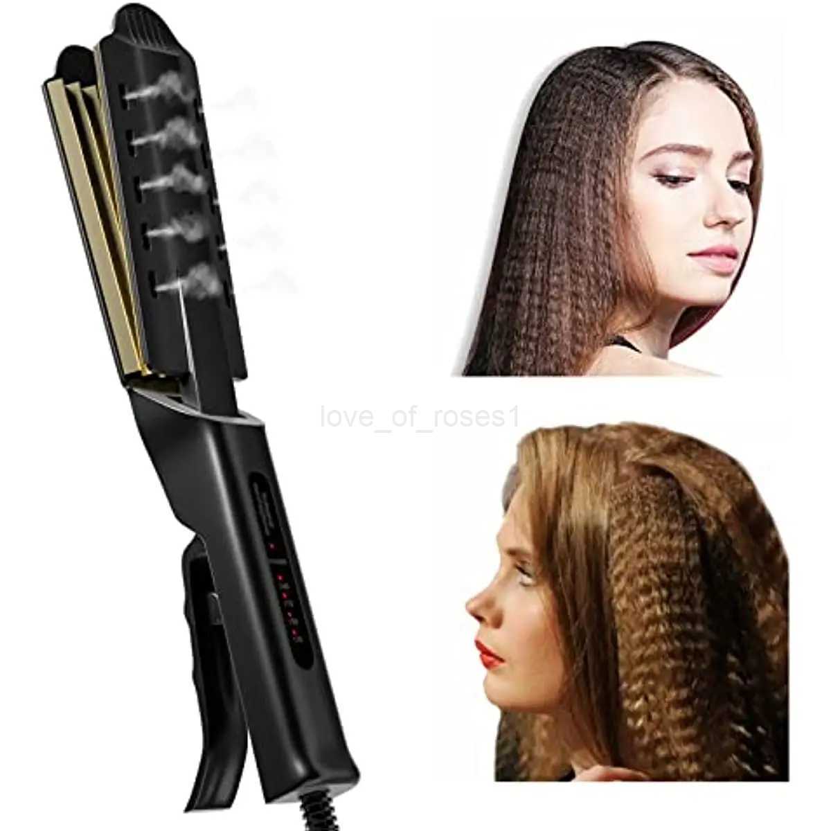 Hair Crimper Iron For Fluffy Hairstyle Curling Iron Professional Corrugation Crimper Hair Irons Hair Waver Volumizing CrimperM240709