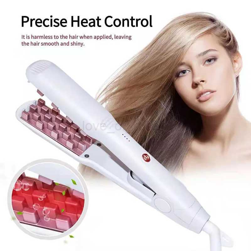 Fluffy Hair Curler Corrugated Curling Iron Ceramic Hair Crimper Volumizer Corn Perm Splint Hair Waver Curling Tongs Styling ToolZ240709