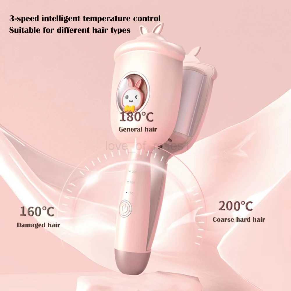 New 32mm Wavy Hair Curlers Curling Iron Wave Volumizing Hair Lasting Styling Tools Roll Head Waver Styler WandZ240707