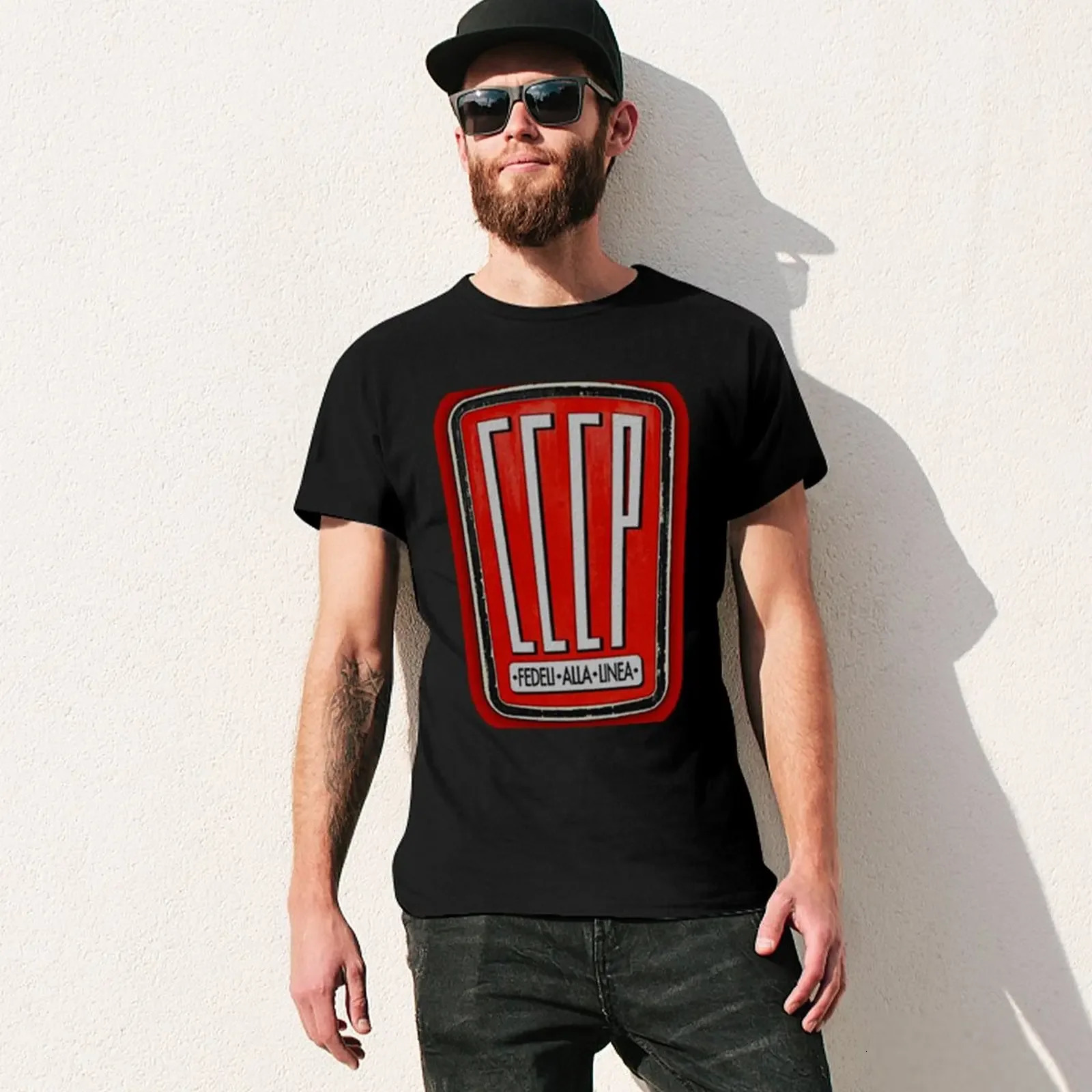 CCCP Fedeli Alla Linea TShirt vintage clothes sports fans blanks tops tshirts for men 240627