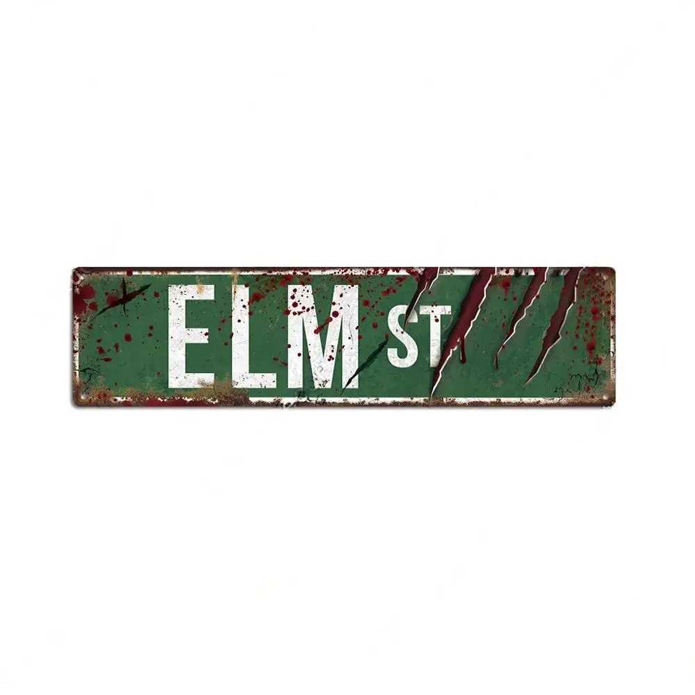 Street Sign Stoner 420 Accessories Plaque Metal Wall Art for Horror Movie Grunge Room Goat Decor Weed Gifts for MenB240710