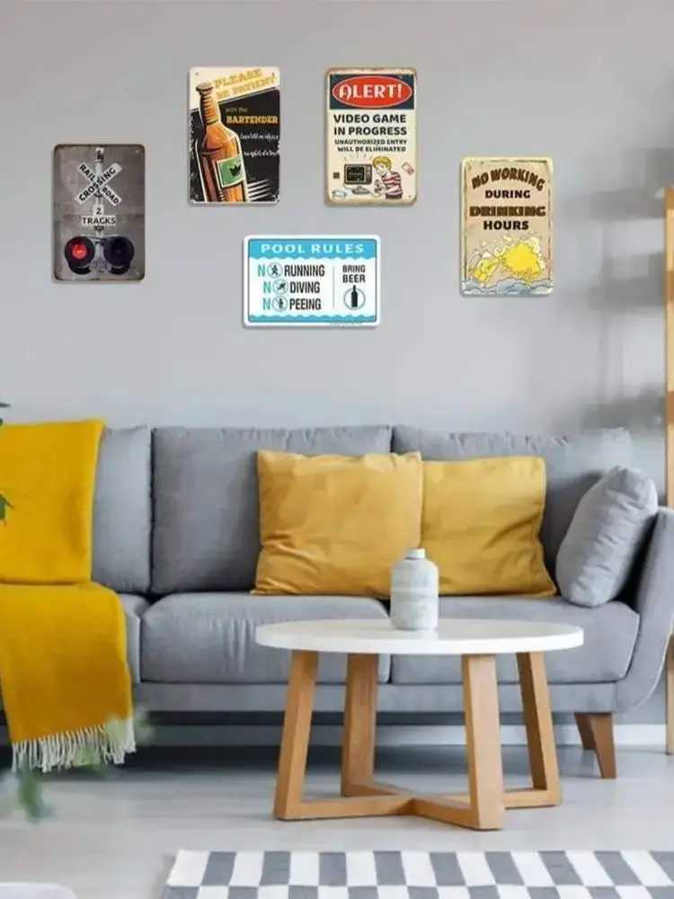 Retro Vintage Funny 6x12 inch Indoor F1 1929 Metal Tin Sign Garage License Plate Kitchen Decor Bar Pub Club Cafe Home RestaurantXJ241010