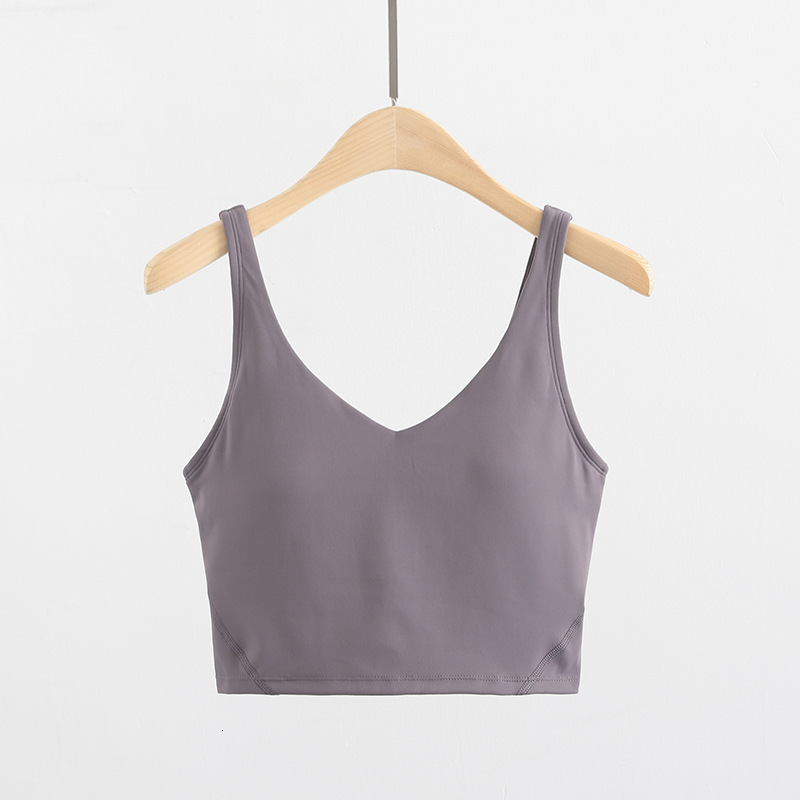 2024 Yoga suit women's sports bra beautiful back running top thin fitness bra fitness vest F7.9#40