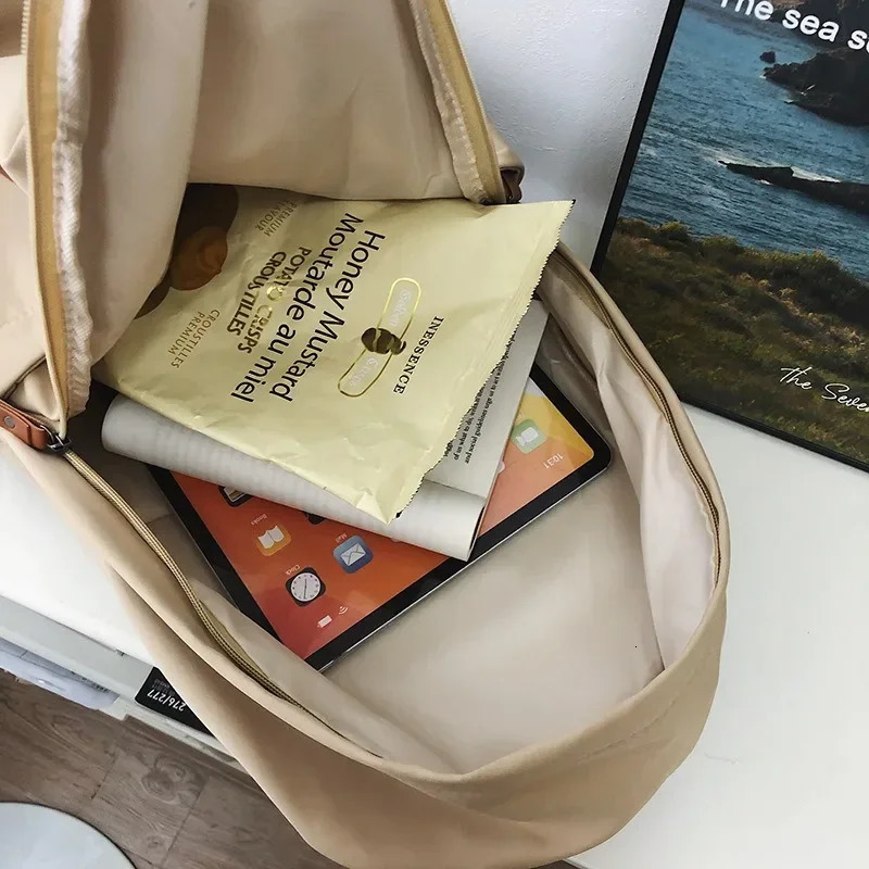 Womens backpack student notebook bag Japanese fashion notebook bag school youth 2024 Rucksack backpack Mochila 240704bj