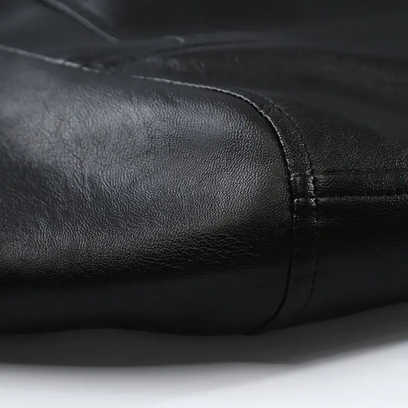 Autumn Winter Korean Thick Solid Coat Man Zipper Pocket Casual Plus Velvet Tops Loose Leather Jacket Fashion Y2K Male Clothes 240703